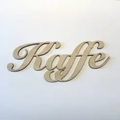 Alternative view of Sort kaffe skilt med glittereffekt