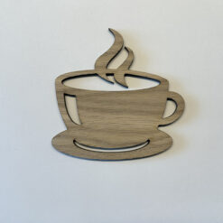 Alternative view of Sort kaffekop med glittereffekt