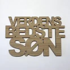 Alternative view of Verdens bedste søn - skilt