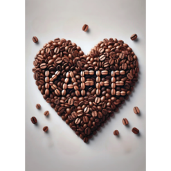 Kaffebønne hjertet