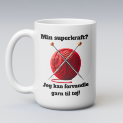 Min super kraft - strikkekrus
