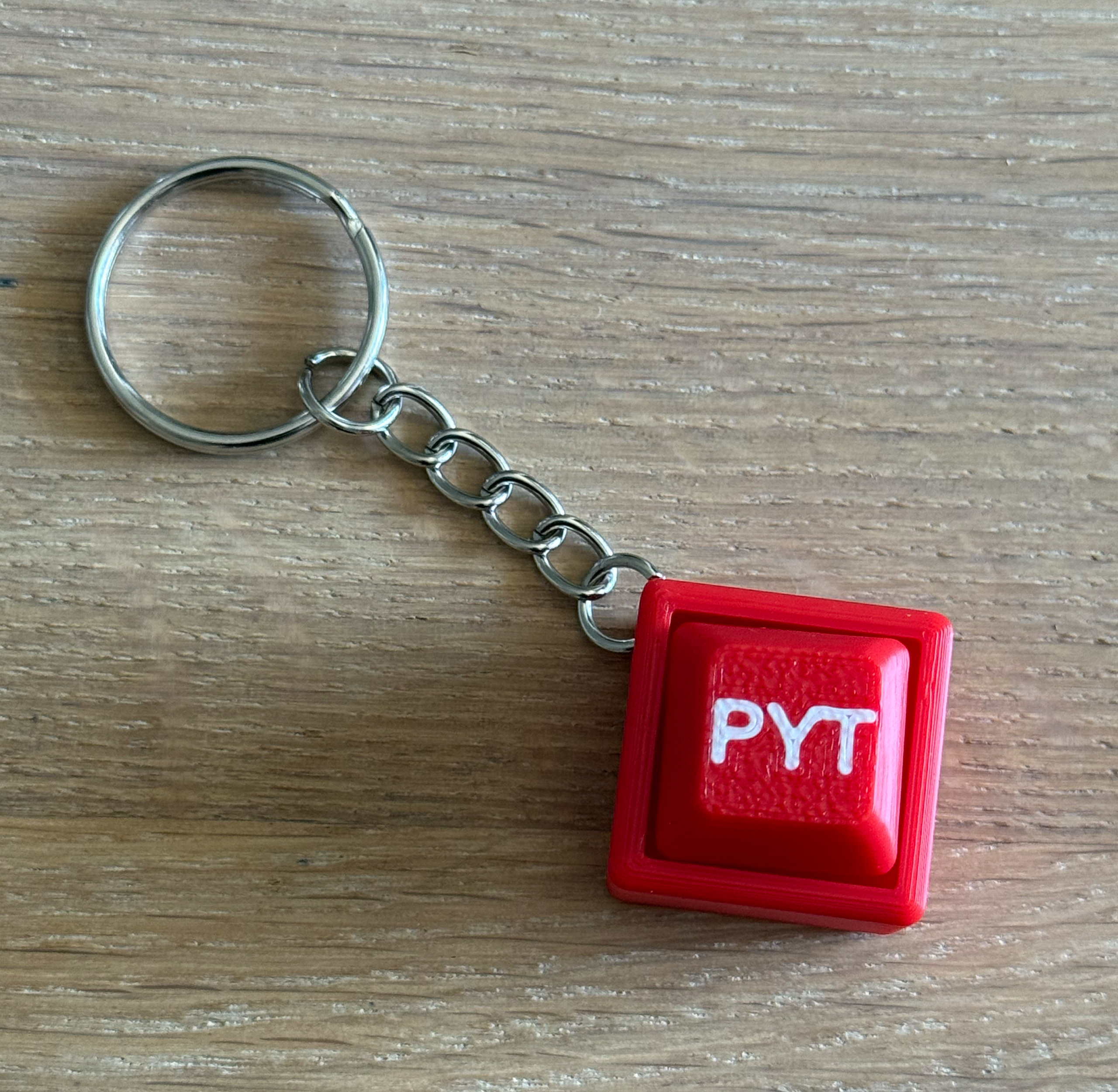 PYT-Knappen – Nøglering med klikfunktion